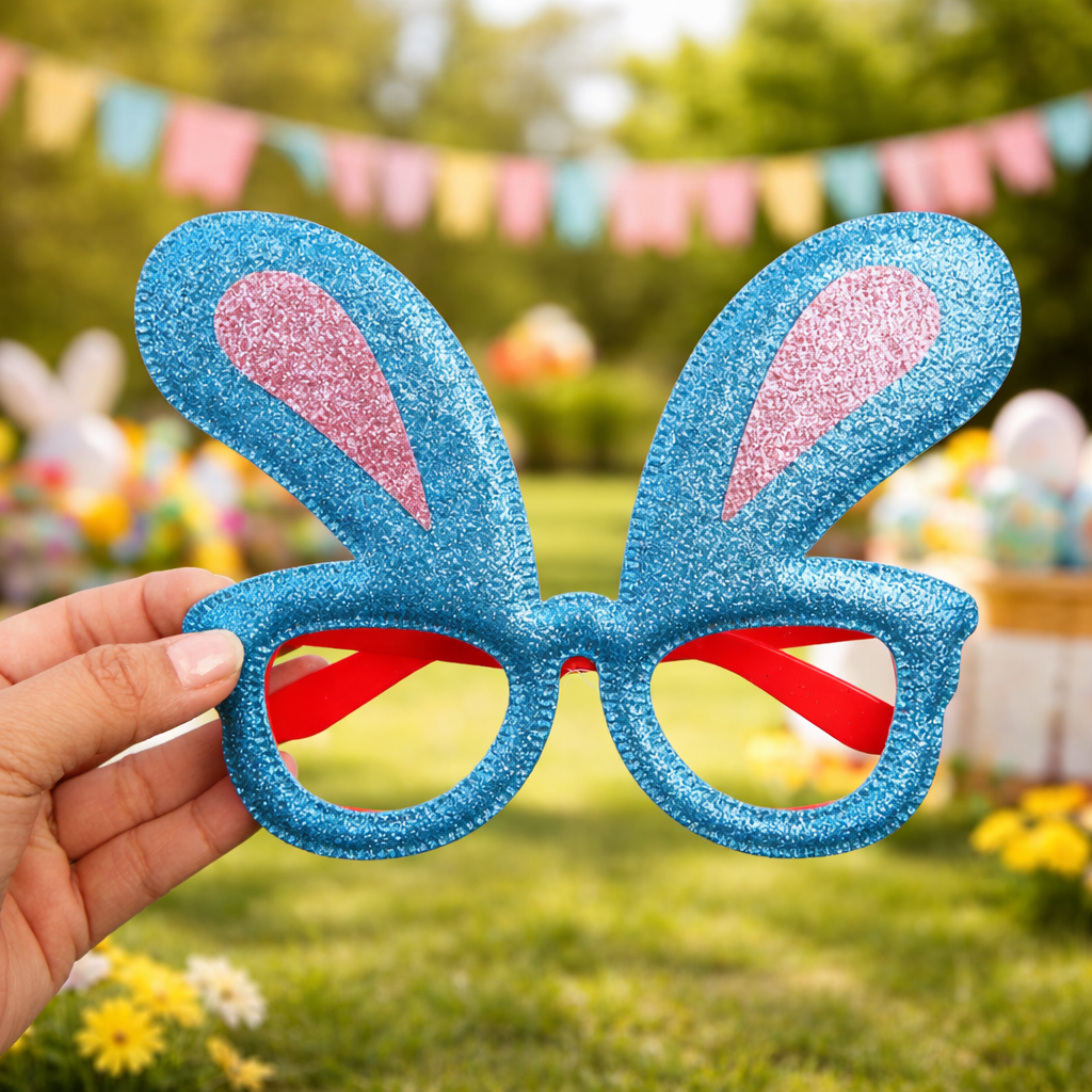 Cute Bunny & Chick Party Glasses