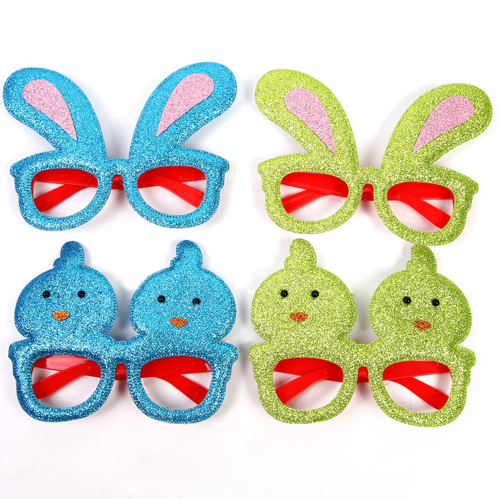 Cute Bunny & Chick Party Glasses