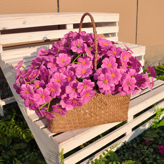 Everlasting Spring Daisy Bundles - Vibrant UV-Resistant Artificial Flowers for Porch, Patio & Garden Decor