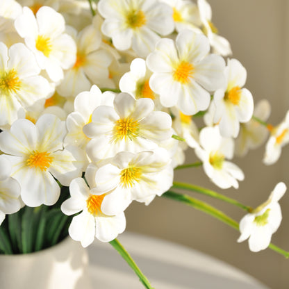 Everlasting Spring Daisy Bundles - Vibrant UV-Resistant Artificial Flowers for Porch, Patio & Garden Decor